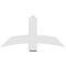 Ekena Millwork Bellingham Architectural Grade PVC Gable Bracket, 48"W x 24"H x 4"D x 6"F, 12/12 Pitch GBP048X24X0406BEL00 - alternate 3